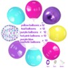 Purple Blue Balloons, 70pcs Hot Pink Metallic Purple Teal Yellow