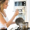 DOITOOL Spaghetti Server Spoon 9.44 Inch Stainless Steel Pasta Spoon