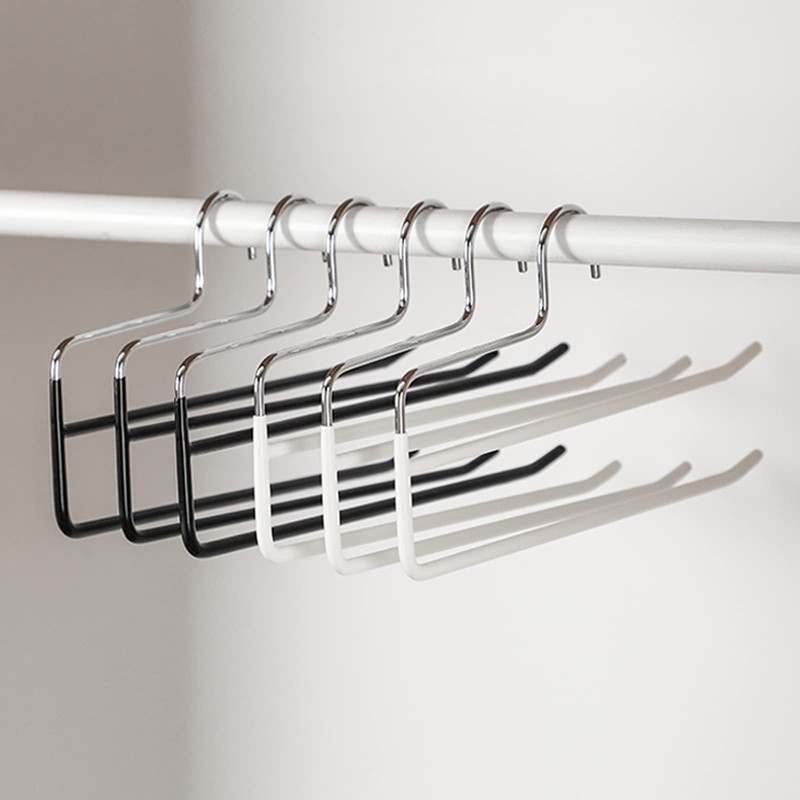 SHIMOYAMA Pants Hangers, 5 Pack, Double Rod Pant Hanger for