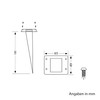 ledscom.de Garden Ground Spike for POMI and POKU Stainless Steel