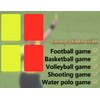 Emezddo Pack of 2 Football Referee Cards, PVC Referee Tool,