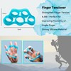 SolaBel Hand Grip Strengthener Set (3 Pack)- Adjustable Up To