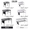 Japard Folding Grill Table, 3 x 2 FT Lightweight Height