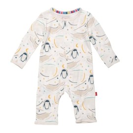 Magnetic Me Classic Magnetic Coveralls | Silky Soft Modal Fabric | Wheel Good Friend | 0-3 Months