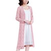 FindThy Women’s Casual Long Duster Cardigan 3/4 Sleeve Open Front