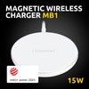 Intenso 15W Magnetic Wireless Charger MW1 White with 30W PD