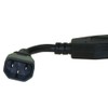 SF Cable, 3ft Splitter Power Cord IEC 60320 C14 to