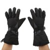 One Pair Heated Gloves Unisex Black XL 3 Gears Temperature