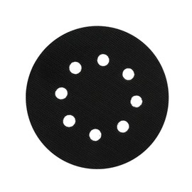 1 x SabreCut OSSCIP007 125mm 8 Hole Soft Density Interface Pad for Hook & Loop Random Orbital Sander Backing Pads Compatible with 5" Random Orbital Sanders Bosch Makita and Many More