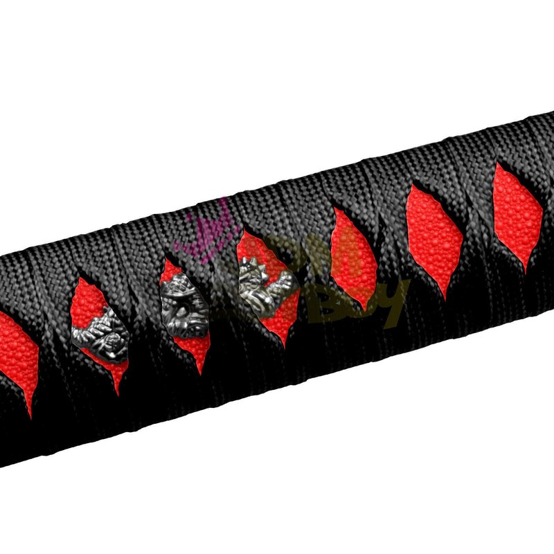 JDMBESTBOY Samurai Sword Black Red Shift Knob Shifter Alloy Katana