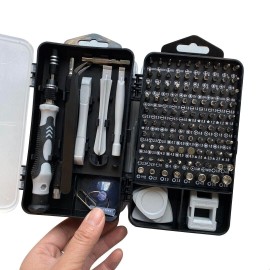 Smart 117PC Screwdriver Set Computer laptop Smart Watch fitness Tracke Repair Tool Kit