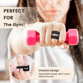 KARENSKEYS Universal Ring Protector for Gym Working Out, 2PCS Wedding Ring Cover, Ring Guards for Women Men