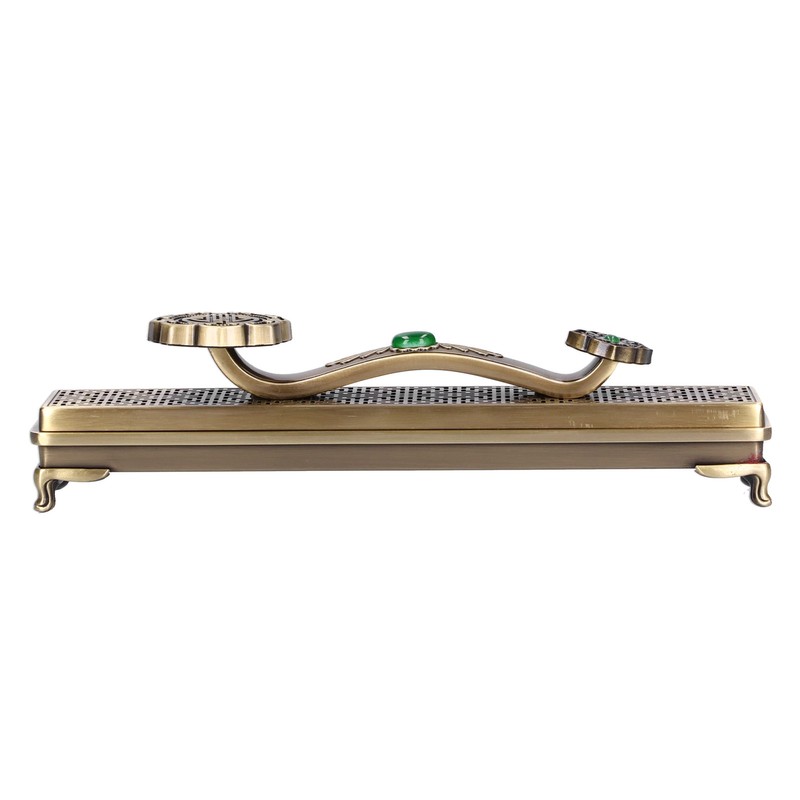 Metal Incense Holder Ruyi Antique Incense Stick Burner for Home
