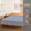 Sloomo Jersey Fitted Sheet, 100% Cotton, Soft & Breathable Bed