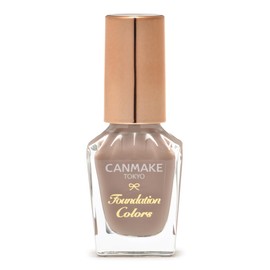 Canmake Foundation Colors, 08 Milk Tea Beige, 0.3 fl oz (8 ml), Nail Foundation, Quick Dry