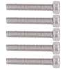 50Pcs Hex Socket Cup Head Screw Galvanized Steel M4 for