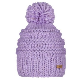 Barts Womens Jasmin Classic Knitted Bobble Hat - Lilac