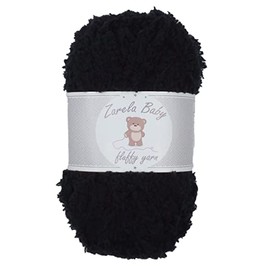 Zarela Baby Fluffy Wool 25g (20 Black)