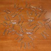 100 PCS Stainless Steel Curtain Hook Pins,Drapery Pin Hooks