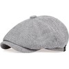 Yixda Herren Schiebermütze Barret Cap Unisex Sommer Atmungsaktiv Schirmmütze Kappe