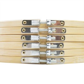 6 Pcs Embroidery Frame Embroidery Frame Tools Bamboo Round 20cm Diameter Cross Stitch for Quilting