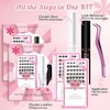 DIY Lash Extension Kit Cluster Lashes Kit with 72 Pcs