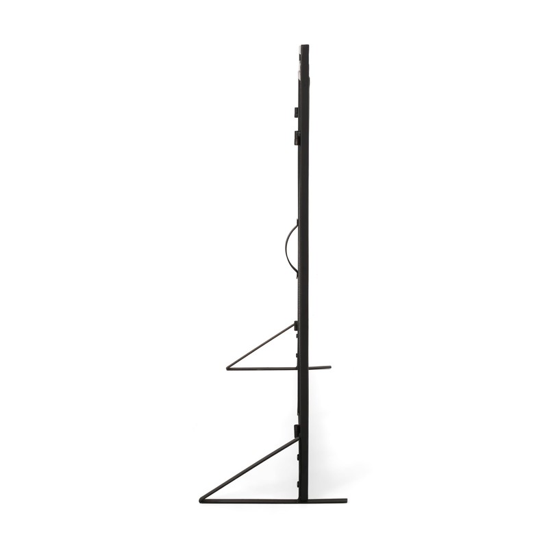 Roomfitters Durable Fireplace Screen with Mesh Double Doors, Freestanding Design
