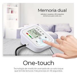 Raganet, Monitor de Presión Arterial para Brazo con Pantalla LCD, Baumanómetro Digital con Pantalla, Detección Automática y Precisa de la Presión Sang