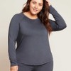 Boody Goodnight Raglan Sleep Top, Dusty Pink / S