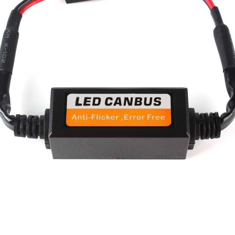 H7 LED Headlight Decoder CAN-BUS EMC Warning Canceller Capacitor Anti-flicker