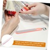 Minkissy 4pcs Portable Nail Files for Manicure Sturdy Nail Trimming