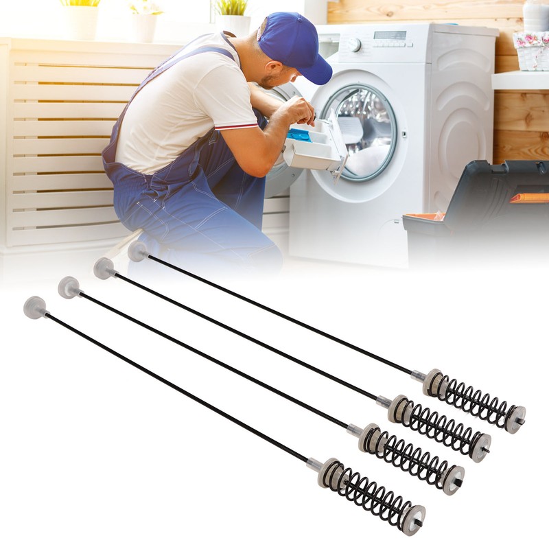4 PCS Washer Suspension Rods Reduce Noise Stable Support Washing