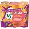 V8 +Energy Passionfruit Orange Guava Juice Energy Drink, 8 fl
