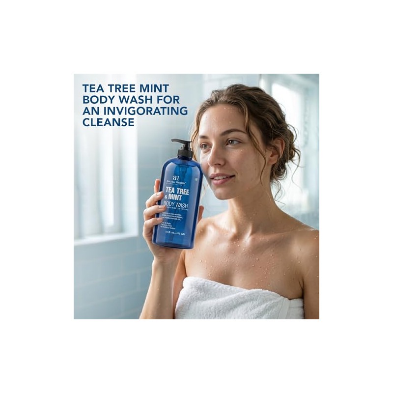 Botanic Hearth Tea Tree & Mint Body Wash & Shower