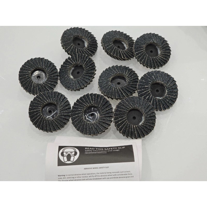 KIMBALL MIDWEST 2" 60 GRIT KIM FLEX MINI FLAP DISCS