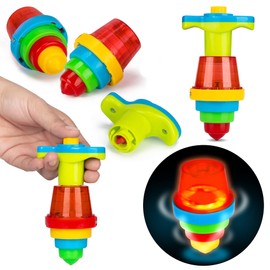 12-Pack Light Up Toys-Spinning Top for Kids,UFO Spinners Tops Party Favors for Kids,Light Up Spinning Toy,Birthday Party Favors for,Goodie Bag Fillers