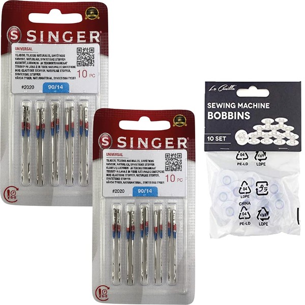 Singer Set of 2 Packs Sewing Needles 2020 90/14 for