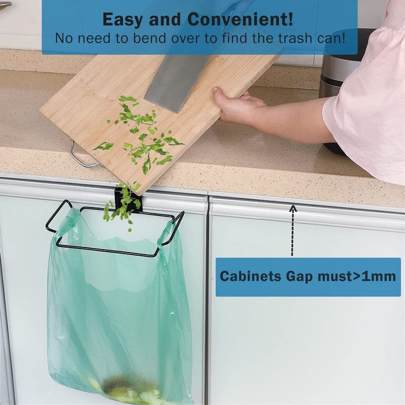 OYSIR 2 Pcs Large Stainless Steel Trash Bag Holder for
