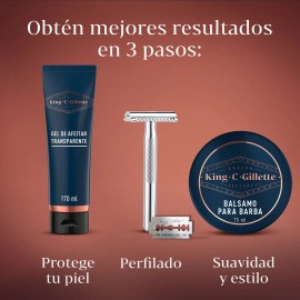 Gel De Afeitar Transparente King C. 170ml Gillette