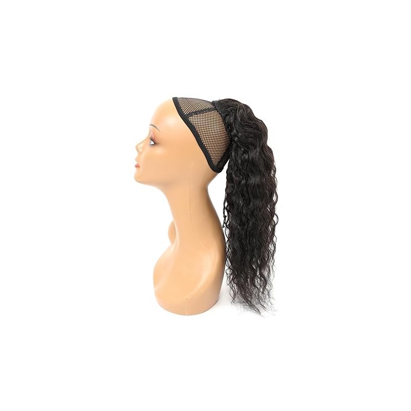 Coleta De Pelo Humano Rizado Con Clip, Extensión De Cabello