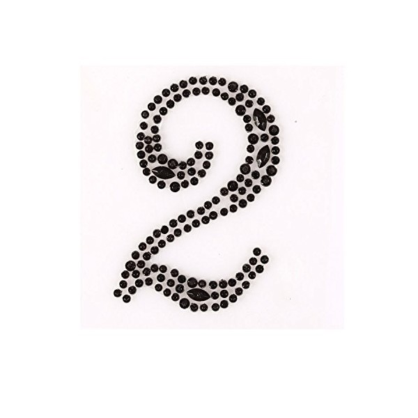 Craftbuddy US 2 x 2" Self Adhesive Stick on Black