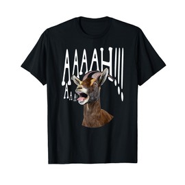 Ahhh Screaming Goat Gift Funny Goat Lover Screaming Goat T-Shirt