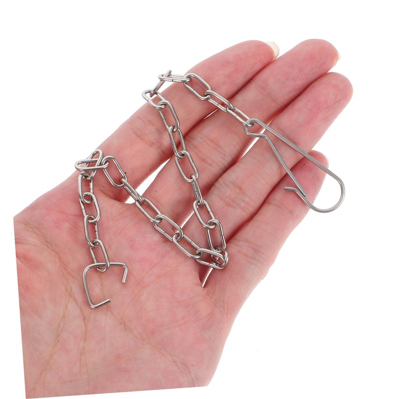 DOITOOL Toilet Accessories 2pcs Stainless Steel Flapper Chain Flush Chain