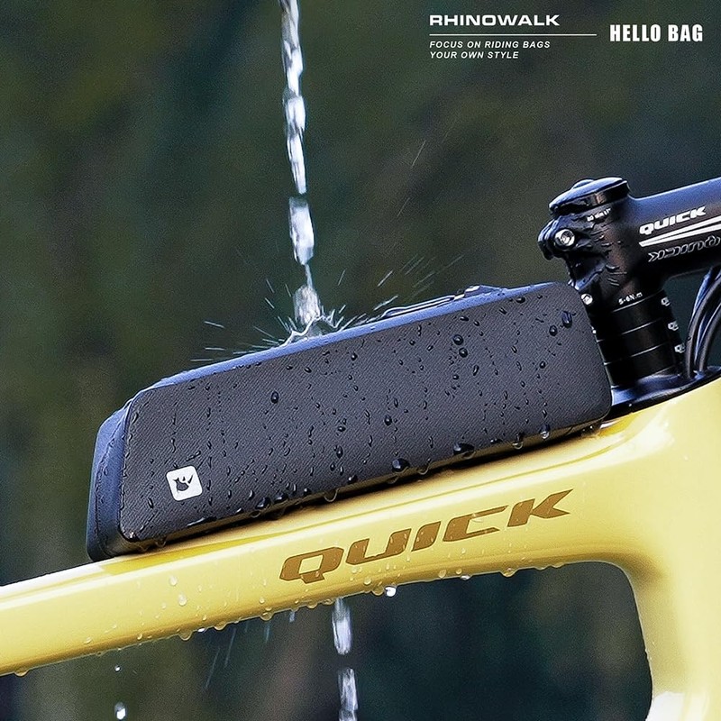 Rhinowalk Bike Frame Bag TPU Waterproof Aero Saddle Bag with