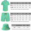 Wdpsuxin Mens 2 Piece Tracksuit Hawaiian Button Down Shirt and