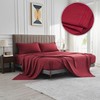 WODFAMY Microfiber Easy Fit Queen Size Bed Sheet Set Extra