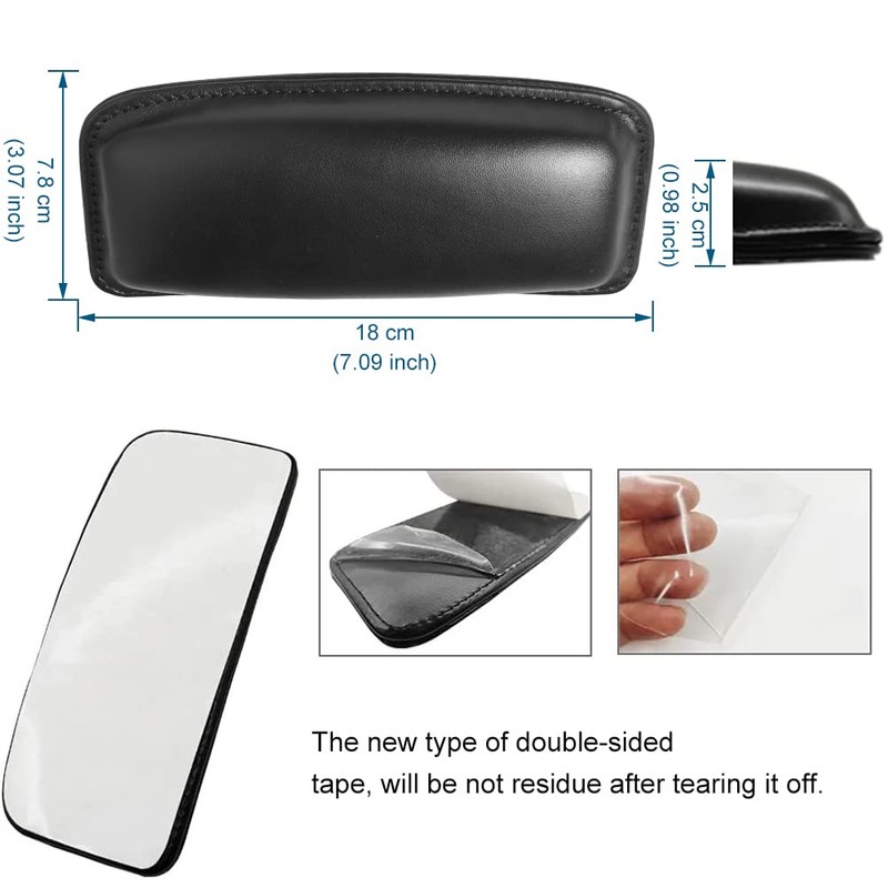 JSCARLIFE 2 Pack Universal Car Center Console Knee Cushion Soft