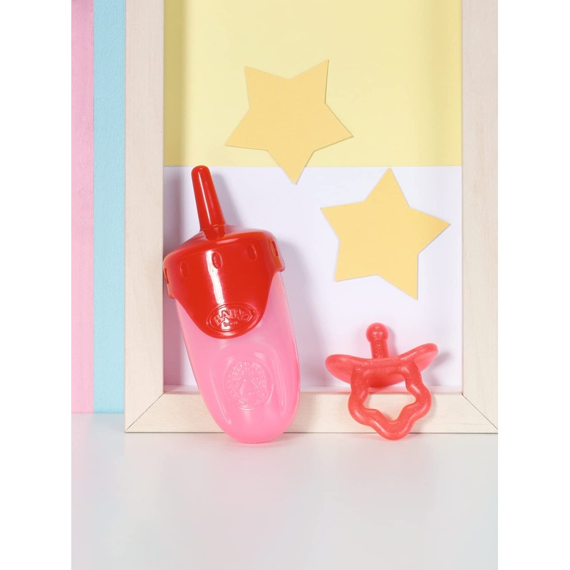 Baby Born 833131 Little Bottle and Dummy 2 Assorted 36