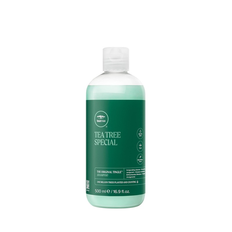 Champú especial de Tea Tree, Limpieza profunda, Refresca el cuero